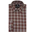 Checks Maroon Shirt : Business
