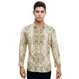 Print Cream Shirt : Party