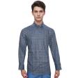 Checks Blue Shirt : Business