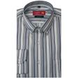 Stripes Dark Gray Shirt : Business