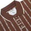 Stripes Brown T-shirt : Regular