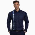 Combination Navy Blue Shirt : Ditto