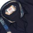 Combination Navy Blue Shirt : Ditto