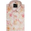Print Peach Shirt : Party