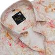 Print Peach Shirt : Party