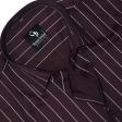 Stripes Maroon Shirt : Business