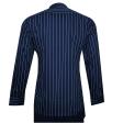 Stripes Navy Blue Shirt : Business