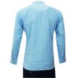 Stripes Aqua Blue Shirt : Business