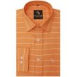 Stripes Peach Shirt : Business