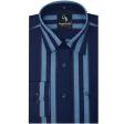 Stripes Dark Blue Shirt : Business