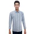 Stripes Blue Shirt : Business