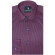 Stripes Maroon Shirt : Business