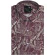 Print Maroon Shirt : Party