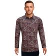 Print Maroon Shirt : Party