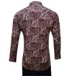 Print Maroon Shirt : Party