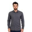 Plain Dark Gray Shirt : Business
