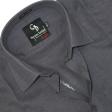 Plain Dark Gray Shirt : Business