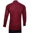 Plain Maroon Shirt : Business
