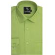 Plain Light Green Shirt : Business