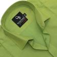 Plain Light Green Shirt : Business