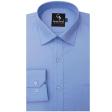 Plain Blue Shirt : Business
