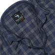 Checks Dark Blue Shirt : Business
