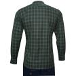 Checks Dark Green Shirt : Business
