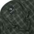Checks Dark Green Shirt : Business