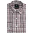 Checks Maroon Shirt : Business