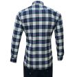 Checks Blue Shirt : Business