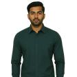 Self Design Green Shirt : Business
