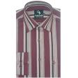 Stripes Maroon Shirt : Business