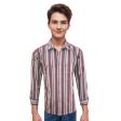 Stripes Maroon Shirt : Business