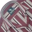 Stripes Maroon Shirt : Business