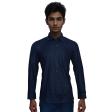 Self Design Navy Blue Shirt : Ditto