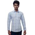 Self Design Light Blue Shirt : Ditto