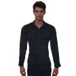 Self Design Navy Blue Shirt : Ditto