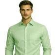 Plain Dark Green Shirt : Business