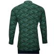 Print Green Shirt : Party