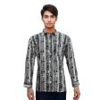 Print Dark Gray Shirt : Party