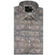 Print Gray Shirt : Party