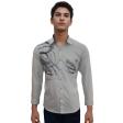 Handpainted Gray Shirt : Ditto
