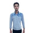 Handpainted Light Blue Shirt : Ditto