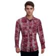 Print Rust Shirt : Party