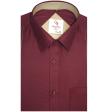 Combination Maroon Shirt : Party
