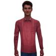Combination Maroon Shirt : Party