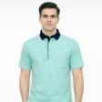 Combination Aqua Blue T-shirt : Regular