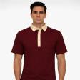 Combination Maroon T-shirt : Regular