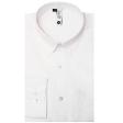 Self Design White Shirt : Slim