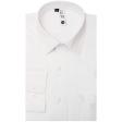 Self Design White Shirt : Slim